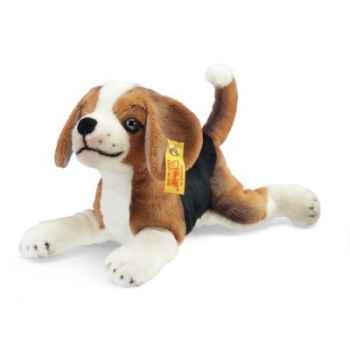 Le petit ami de steiff beagle chiot benny, roux/noir/blanc -280368