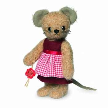 Teddy bear maman souris - mohair 17 cm Hermann -17002 0