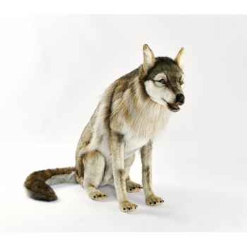 Loup assis 105cml Anima -6738