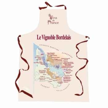 Grand tablier vignoble bordelais Torchons et Bouchons -8492120000