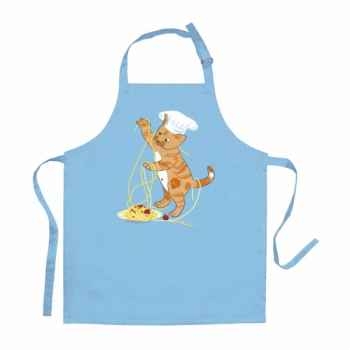 Tablier enfant chat en cuisine Torchons et Bouchons -2347060000