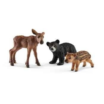 Figurine bébés animaux de la forêt schleich -41457