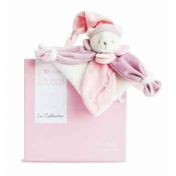 Peluche collector ours rose Doudou et Compagnie -DC2920