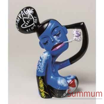 Figurine la dolce vita bleue de selwyn senatori -ST00600