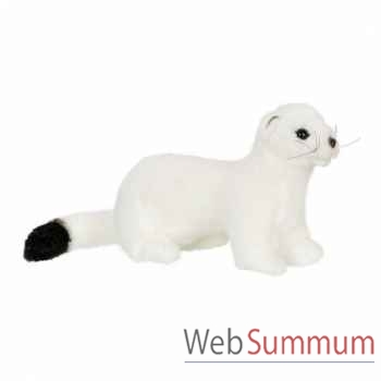 Peluche hermine blanche - 24 cm WWF -15 169 003