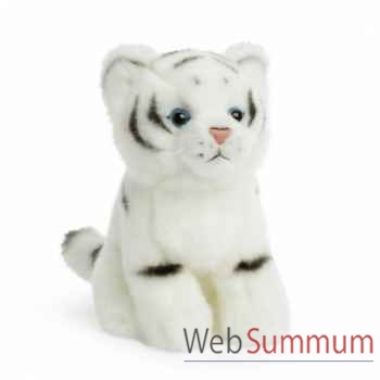 Peluche tigre blanc - 15 cm WWF -15 192 101