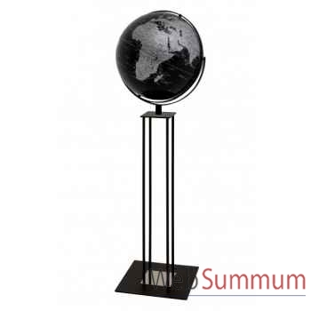 Globe sur pied worldtrophy noir mat night emform -se-0916