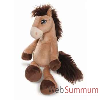 Peluche cheval moon marron clair 80cm Nici -NI38750