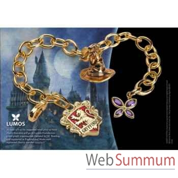 Bracelet charms - lumos gryffondor - harry potter Noble Collection -NN7708