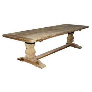 Table en bois recyclé arteinmotion -tav-leg0046