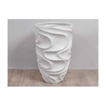 Vase vegas blanc 50cm Edelweiss -D2813