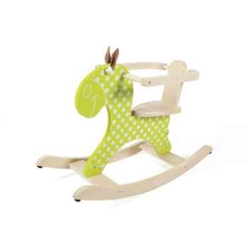 Cheval à bascule évolutif vert en bois Scratch -6181420