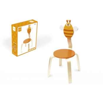 Chaise abeille Billie en bois Scratch -6182301