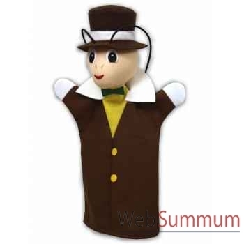 Marionnettes à main tissus Jiminy criquet animascena -29952