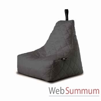 2 fauteuils b bag outdoor matellassé gris le marquier -bbagqmc27