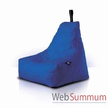2 fauteuils b bag outdoor matellassé bleu royal le marquier -bbagqmc12