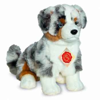 Peluche chien berger australien assis 30 cm Hermann -91933 9