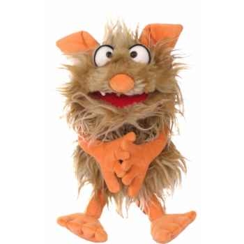 Marionnette à main flausi monstre rat marron ventriloque Living Puppets -W780