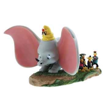Figurine take flight-dumbo, timothy,jim crow and brothers collection disney enchanté -A28729