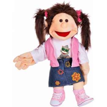 Grande marionnette à main gant fille ventriloque monique Living Puppets -W810