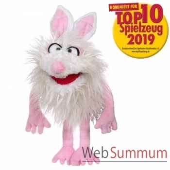 Marionnette à main ventriloque lapin blanc flöckchen monstre Living Puppets -W803
