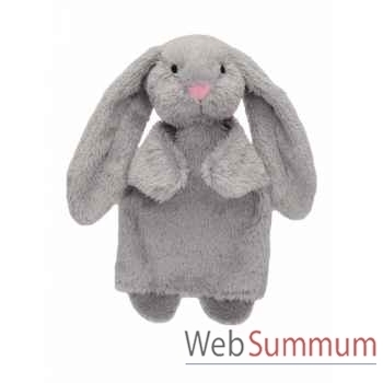 Marionnette doudou lapin gris Anima Scéna -30576