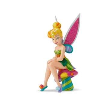 Figurine fée clochette tinker bell on mushroom disney britto -6001299