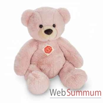Peluche Nounours ours teddy rose 40 cm hermann teddy collection -91364 1