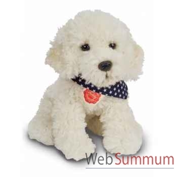 Peluche chien labrador assis 28 cm hermann teddy -91939 1