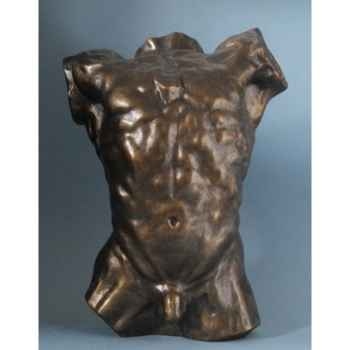Statuette reproduction Le Torse, figurine d\'après l\'oeuvre de Rodin RO27