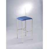 tabouret bar marais en acier inoxydable poli mg3l1