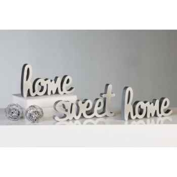 Mots écrits "home sweet home" Casablanca Design -71218