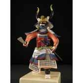 figurine samourai peinte gilles carda gunsen 118c