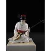 figurine samourai peinte gilles carda kamisen 18c