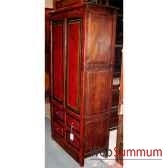 armoire 2 portes et 4 tiroirs tibet style chine c0322