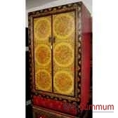 armoire 2 portes et tibetain style chine c0876