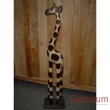 Girafe en bois Animaux Bois Taille 5 -lcdm023