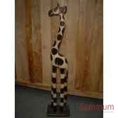 girafe en bois animaux bois taille 4 lcdm022