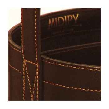 Midi Bar Quatro Midipy en cuir Chocolat -mid020