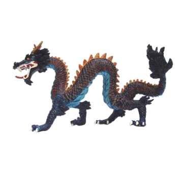 Figurine le dragon chinois bleu-60438