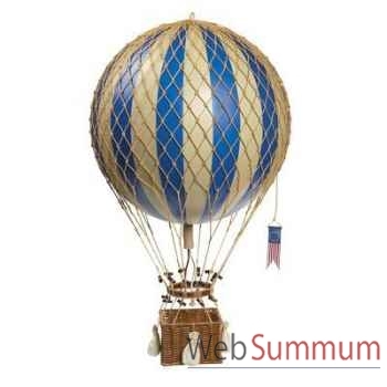 Réplique Montgolfière Royal Aero Bleu 32 cm -amfap163d