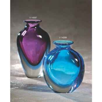 Vase en verre Formia couleur bleue -V14288
