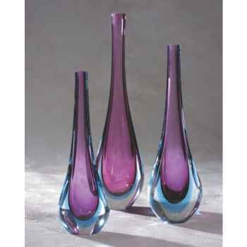 Vase goutte en verre Formia -V13200-RU-BL
