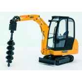 mini excavatrice jcb 8016 avec foreuse joa268