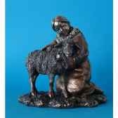 figurine en bronze tibet dechen tib205