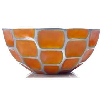 Vases-Modèle Mando Bowl, surface aluminium-bs3360alu