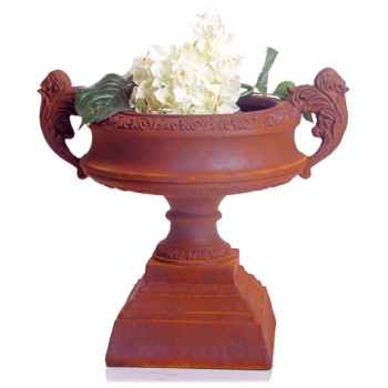 Vases-Modèle French Planter, surface rouille-bs3027rst