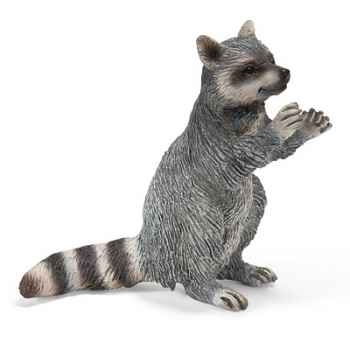 Figurine Schleich Animaux Amérique Raton laveur debout -14624