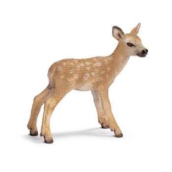 Figurine Schleich Animaux Europe Cerf rouge faon -14629