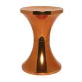 tabouret branex design tam tam chrome orange brillant 15035